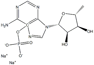 5-腺苷一磷酸二钠盐 结构式