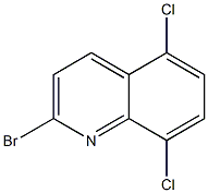 2-bromo-5,8-dichloroquinoline Struktur