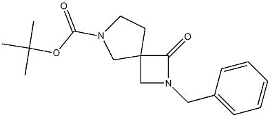 tert-butyl 2-benzyl-1-oxo-2,6-diazaspiro[3.4]octane-6-carboxylate Structure