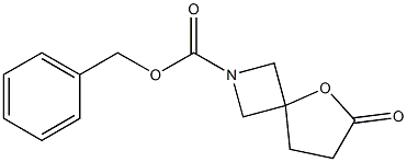 benzyl 6-oxo-5-oxa-2-azaspiro[3.4]octane-2-carboxylate 化学構造式