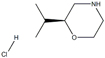 (S)-2-isopropylmorpholine hydrochloride 结构式