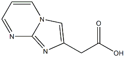 2-(imidazo[1,2-a]pyrimidin-2-yl)acetic acid Struktur