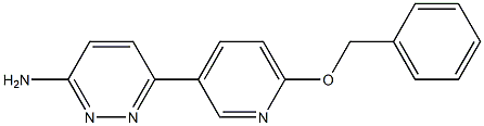 6-(6-(benzyloxy)pyridin-3-yl)pyridazin-3-amine Struktur