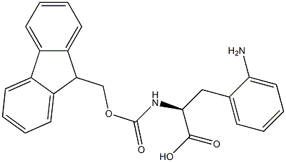 Fmoc-2-Amino-L-Phenylalanine 化学構造式