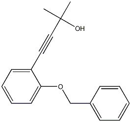 4-(2-(benzyloxy)phenyl)-2-methylbut-3-yn-2-ol