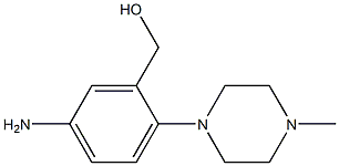 [5-amino-2-(4-methylpiperazin-1-yl)phenyl]methanol Struktur
