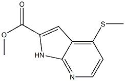  methyl 4-(methylthio)-1H-pyrrolo[2,3-b]pyridine-2-carboxylate