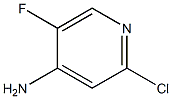 2-chloro-5-fluoropyridin-4-amine Structure