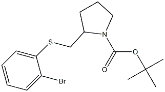  2-(2-Bromo-phenylsulfanylmethyl)-pyrrolidine-1-carboxylic acid tert-butyl ester