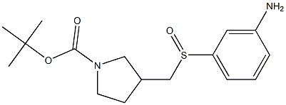  3-(3-Amino-benzenesulfinylmethyl)-pyrrolidine-1-carboxylic acid tert-butyl ester