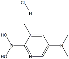 (5-(dimethylamino)-3-methylpyridin-2-yl)boronic acid hydrochloride