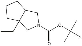 tert-butyl 3a-ethylhexahydrocyclopenta[c]pyrrole-2(1H)-carboxylate Structure