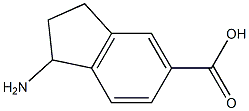 1-Aminoindane-5-carboxylic acid,,结构式