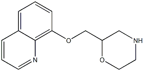 8-(Morpholin-2-ylmethoxy)-quinoline Structure