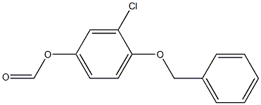 4-(benzyloxy)-3-chlorophenyl formate Structure