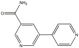 5-(pyridin-4-yl)pyridine-3-carboxamide Structure