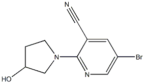  5-bromo-2-(3-hydroxypyrrolidin-1-yl)pyridine-3-carbonitrile