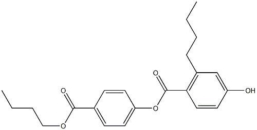 对羟基苯甲酸丁酯(尼泊金丁酯),,结构式