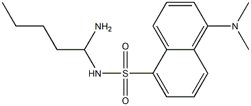 Dansyl pentane diamine Structure