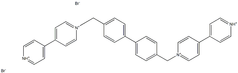 1,1'-[Biphenyl-4,4'-diylbis(Methylene)]bis(4,4'-bipyridiniuM) DibroMide Structure