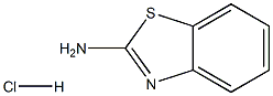 2-AMinobenzothiazole Hydrochloride 结构式