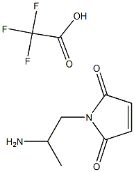 N-(2-AMinopropyl)MaleiMide Trifluoroacetate Salt Structure