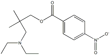 3-(diethylaMino)-2,2-diMethylpropyl 4-nitrobenzoate Structure