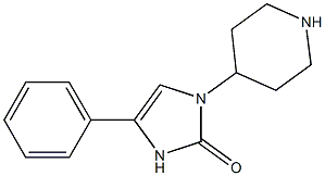 4-phenyl-1-(piperidin-4-yl)-1H-iMidazol-2(3H)-one 结构式