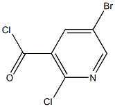 5-broMo-2-chloronicotinoyl chloride 结构式