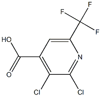 2,3-dichloro-6-(trifluoroMethyl)pyridine-4-carboxylic acid Structure