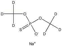 O,O-Dimethylphosphorothioic acid sodium salt D6 Struktur