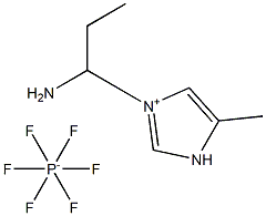 1-胺丙基-3-甲基咪唑六氟磷酸盐 结构式