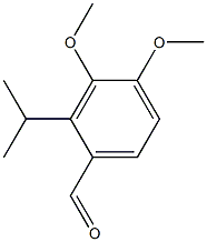 2-isopropyl-3,4-diMethoxybenzaldehyde 结构式