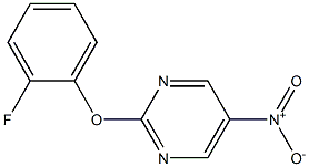 2-(2-fluorophenoxy)-5-nitropyriMidine,,结构式