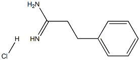 3-Phenylpropanimidamide hydrochloride Struktur