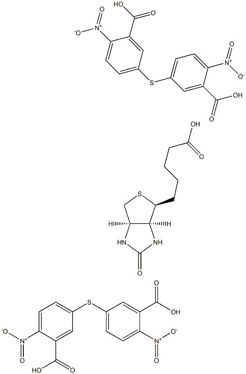 Biotin-5,5'-dithiobis(2-nitrobenzoic acid) Structure