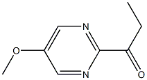 1-(5-METHOXYPYRIMIDIN-2-YL)PROPAN-1-ONE 化学構造式