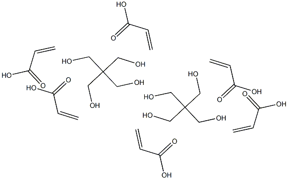 双季戊四醇六丙烯酸酸酯, , 结构式