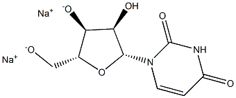 Uridine di-sodium salt Struktur