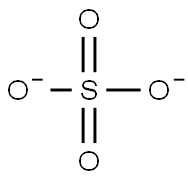 硫酸盐溶液标准物质 结构式