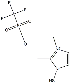 1-癸基-2,3-二甲基咪唑三氟甲磺酸盐,,结构式