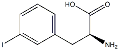 3-iodo-L-phenylalanine Structure