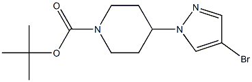  4-(4-溴-1H-吡唑-1-基)-1-哌啶羧酸叔丁酯