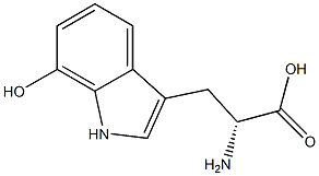 7-羟基-D-色氨酸,,结构式