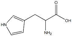 3-(3-吡咯基)-DL-丙氨酸 结构式