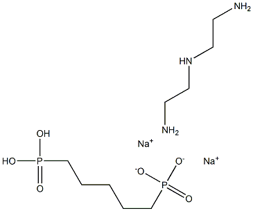 Diethylene triamine penta methylene phosphonic acid disodium Structure