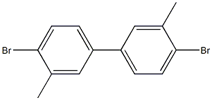 4,4'-3,3'-二甲基二溴联苯,,结构式