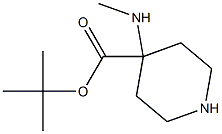 4-BOC-4-methylaminopiperidine 化学構造式