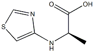 4-thiazole-D-alanine 化学構造式