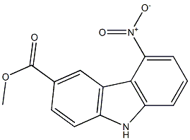 Methyl 5-nitrocarbazole-3-carboxylate Structure